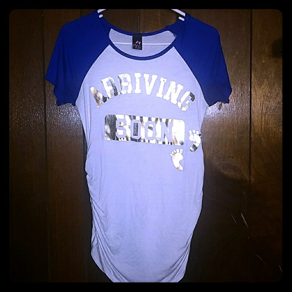 Arriving soon maternity top